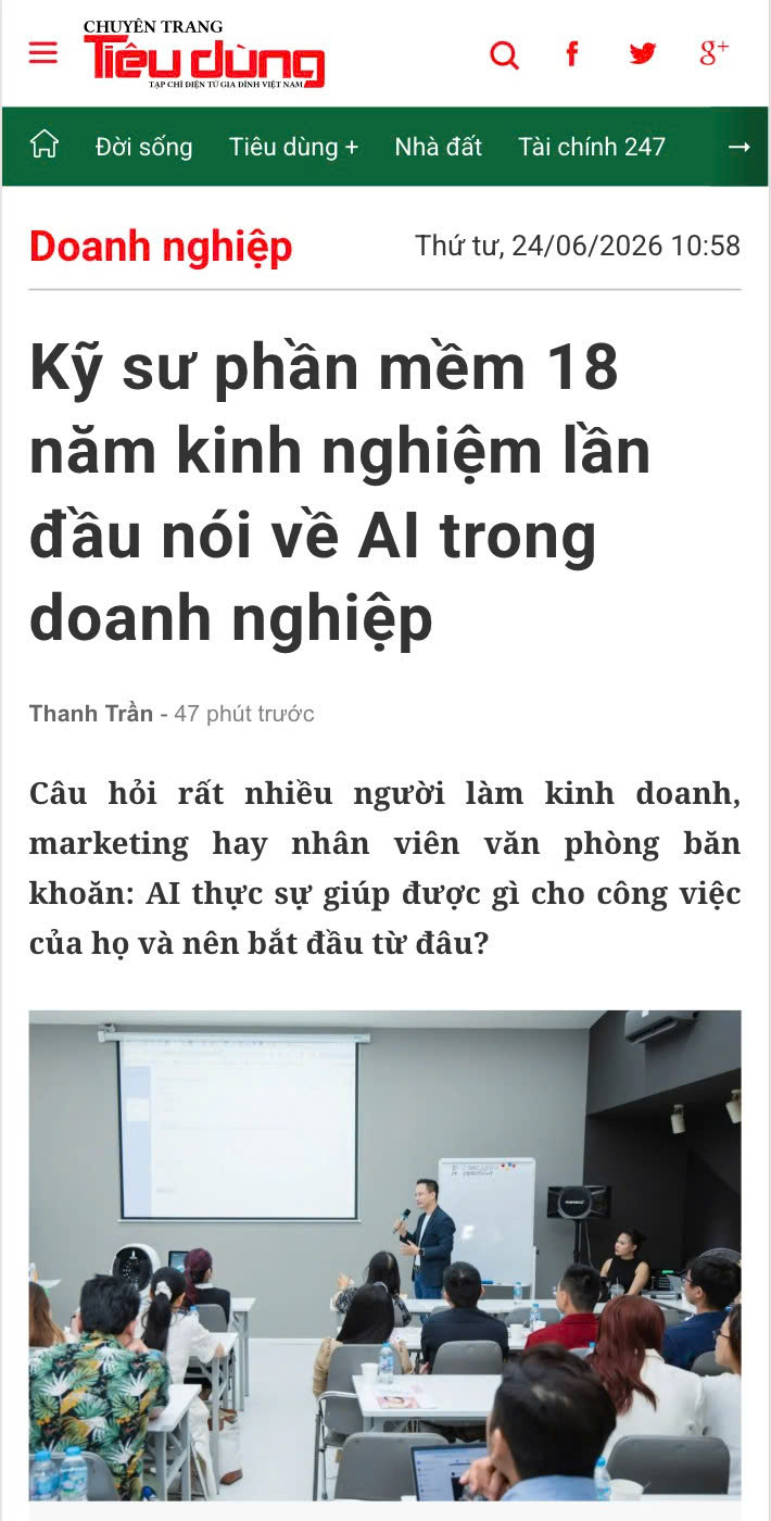 Gia đinh việt nam nói về Sự AI