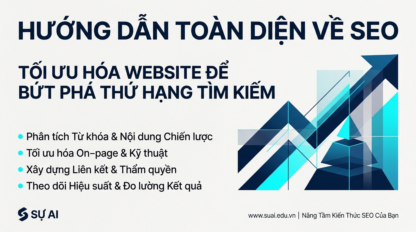Hướng Dẫn Toàn Diện Về SEO: Tối Ưu Hóa Website Để Bứt Phá Thứ Hạng Tìm Kiếm