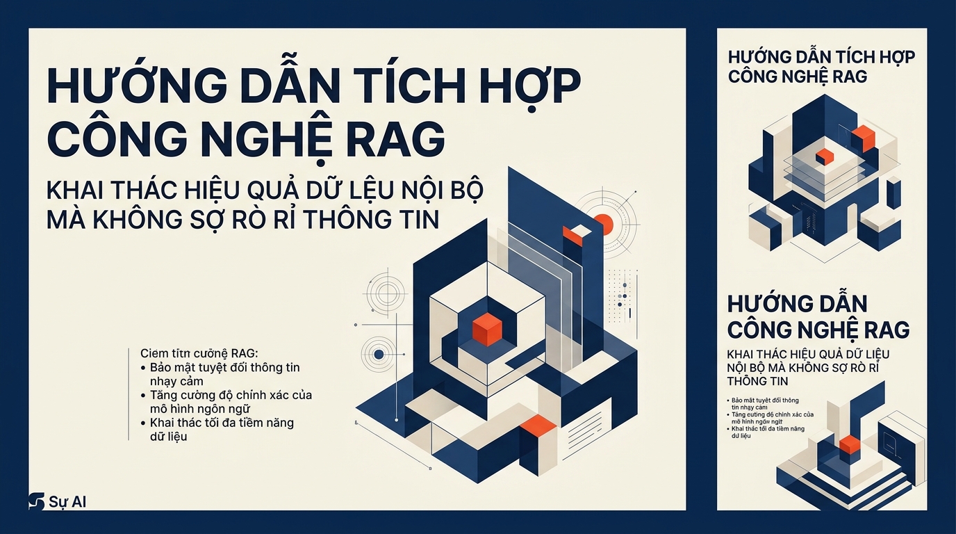 Hướng dẫn tích hợp công nghệ RAG giúp doanh nghiệp khai thác hiệu quả kho dữ liệu nội bộ khổng lồ mà không sợ rò rỉ thông tin