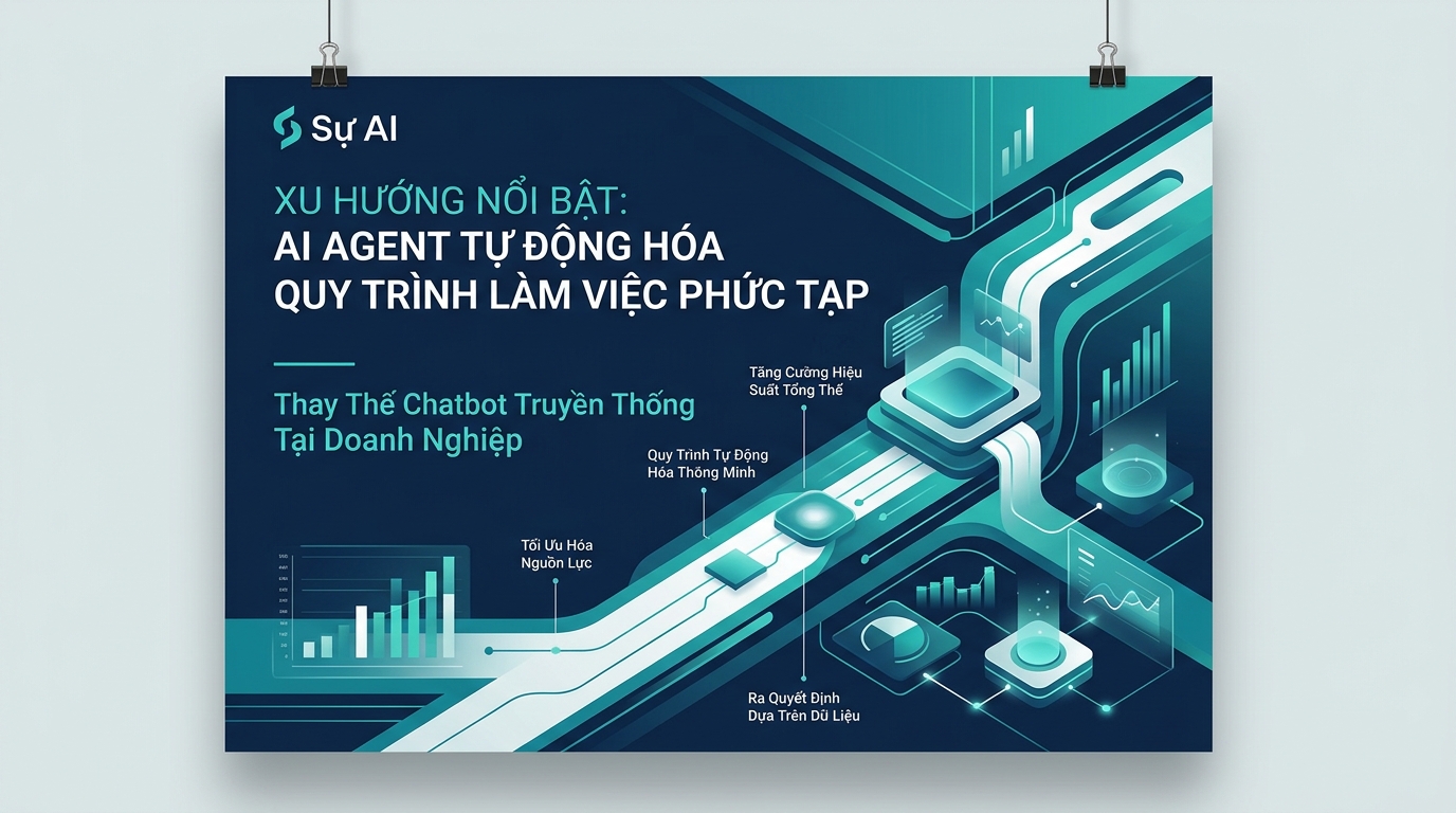 Xu Hướng Nổi Bật: AI Agent Tự Động Hóa Quy Trình Làm Việc Phức Tạp Thay Thế Chatbot Truyền Thống Tại Doanh Nghiệp