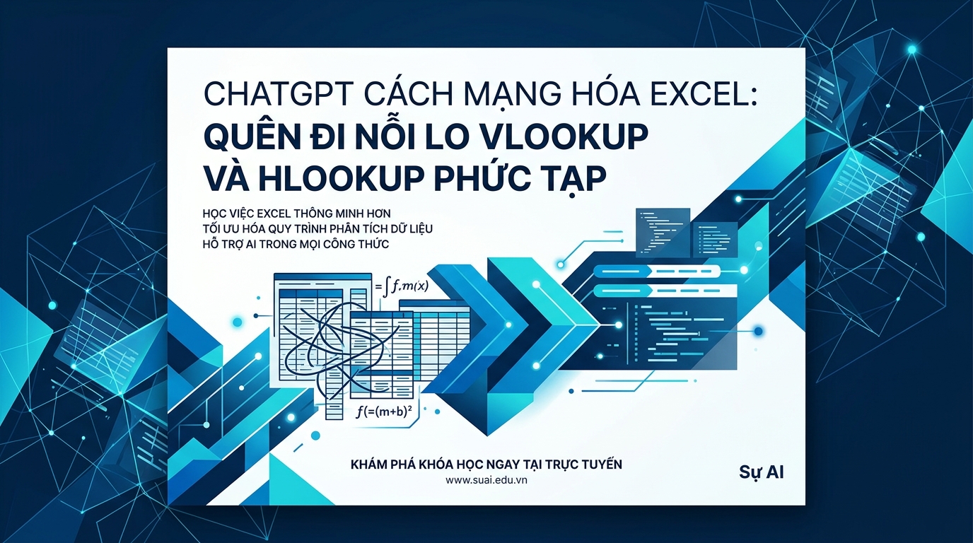 ChatGPT Cách Mạng Hóa Excel: Quên Đi Nỗi Lo VLOOKUP và HLOOKUP Phức Tạp