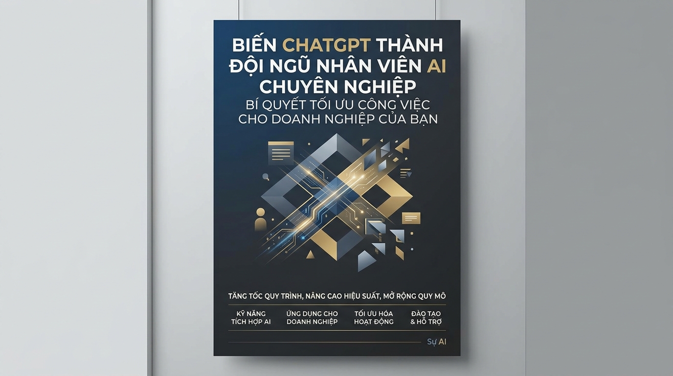 BIẾN CHATGPT THÀNH ĐỘI NGŨ NHÂN VIÊN AI CHUYÊN NGHIỆP: BÍ QUYẾT TỐI ƯU CÔNG VIỆC CHO DOANH NGHIỆP CỦA BẠN