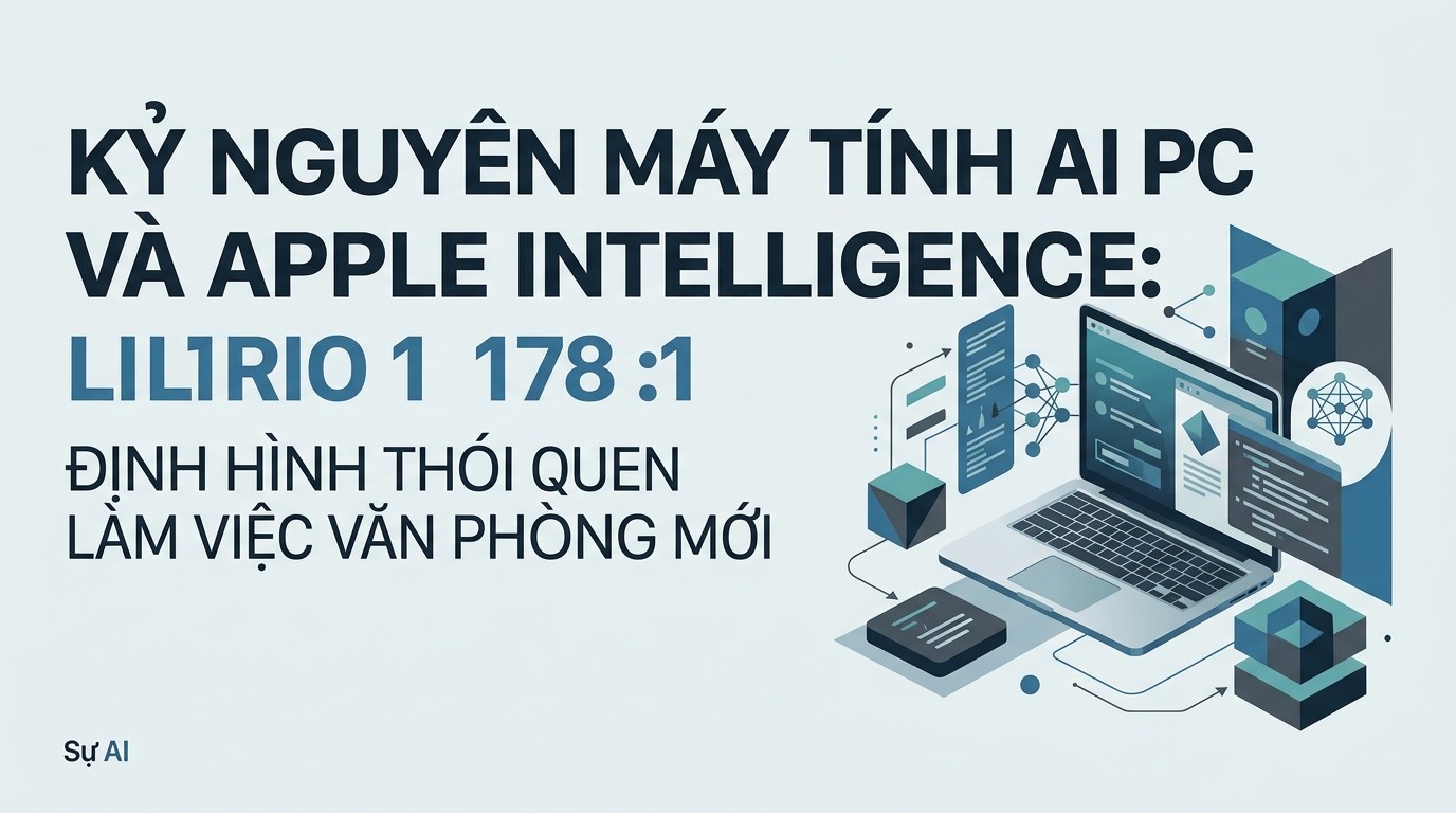 Kỷ Nguyên Máy Tính AI PC và Apple Intelligence: Định Hình Thói Quen Làm Việc Văn Phòng Mới