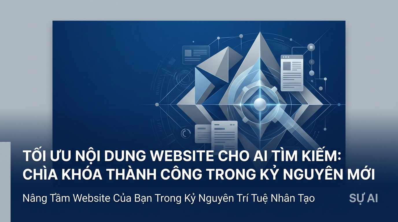 Tối ưu nội dung website cho AI tìm kiếm: Chìa khóa thành công trong kỷ nguyên mới