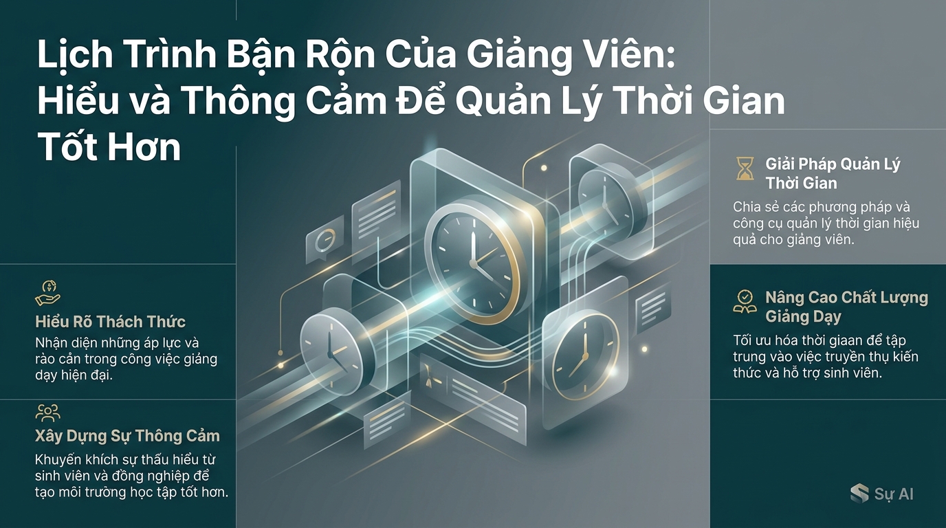 Lịch Trình Bận Rộn Của Giảng Viên: Hiểu và Thông Cảm Để Quản Lý Thời Gian Tốt Hơn