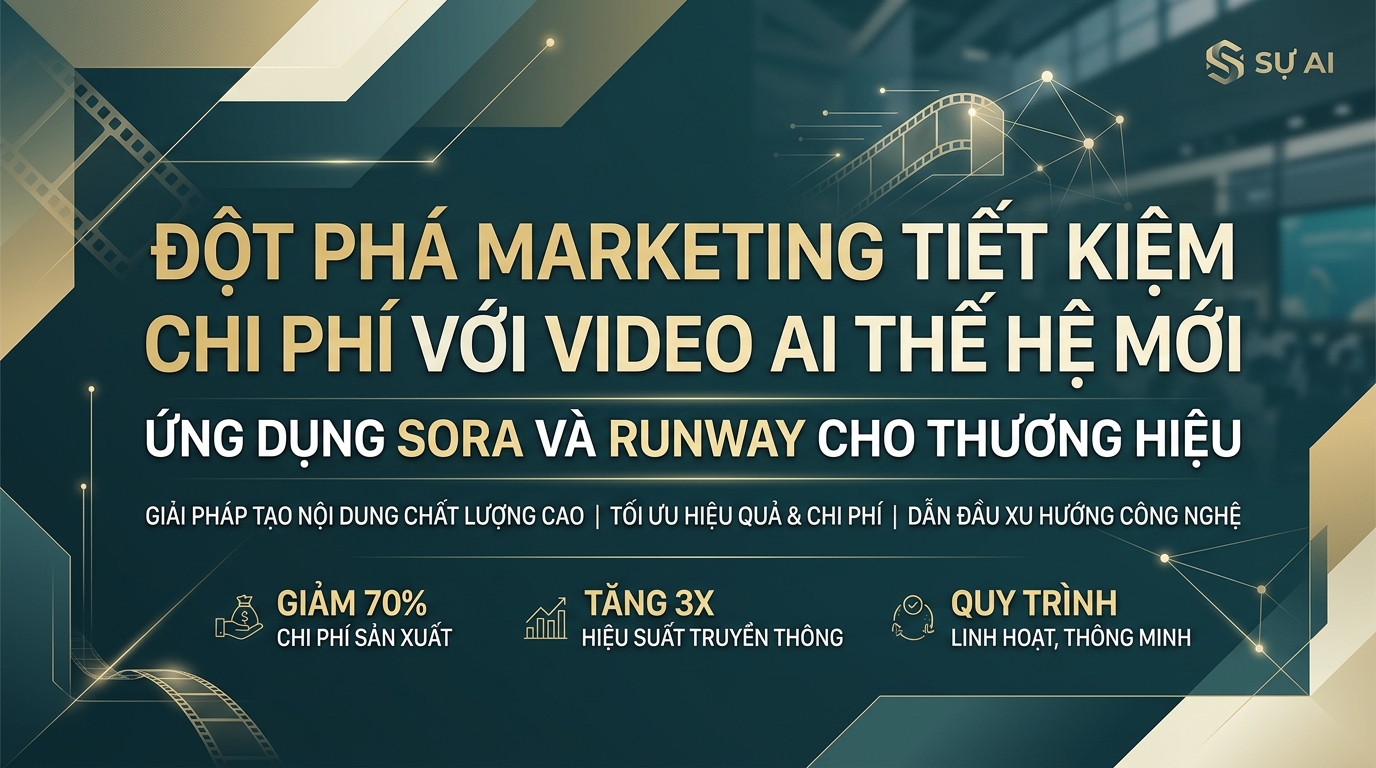Đột Phá Marketing Tiết Kiệm Chi Phí Với Video AI Thế Hệ Mới: Ứng Dụng Sora và Runway Cho Thương Hiệu