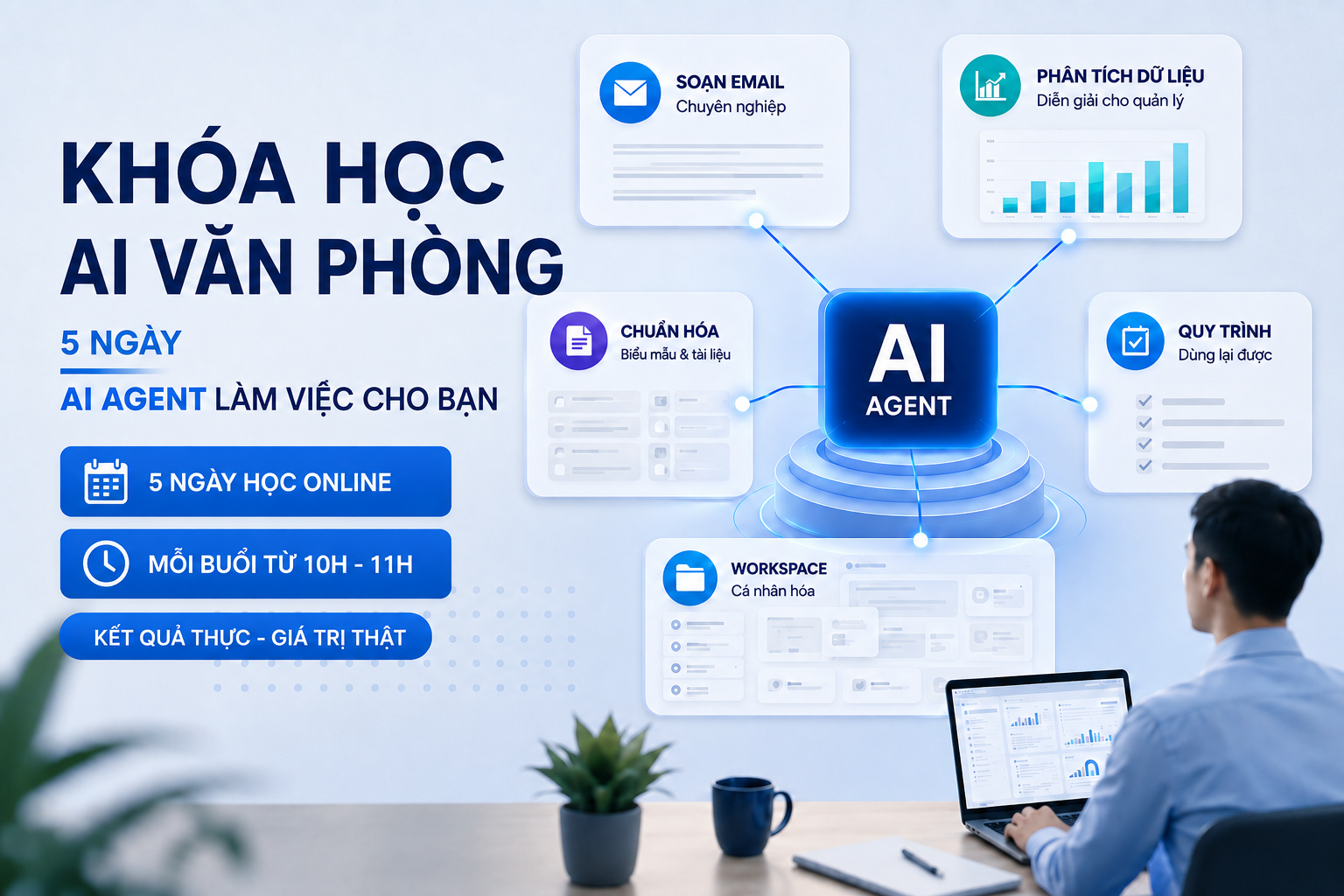 Khóa học AI cho văn phòng (Học online qua Video)