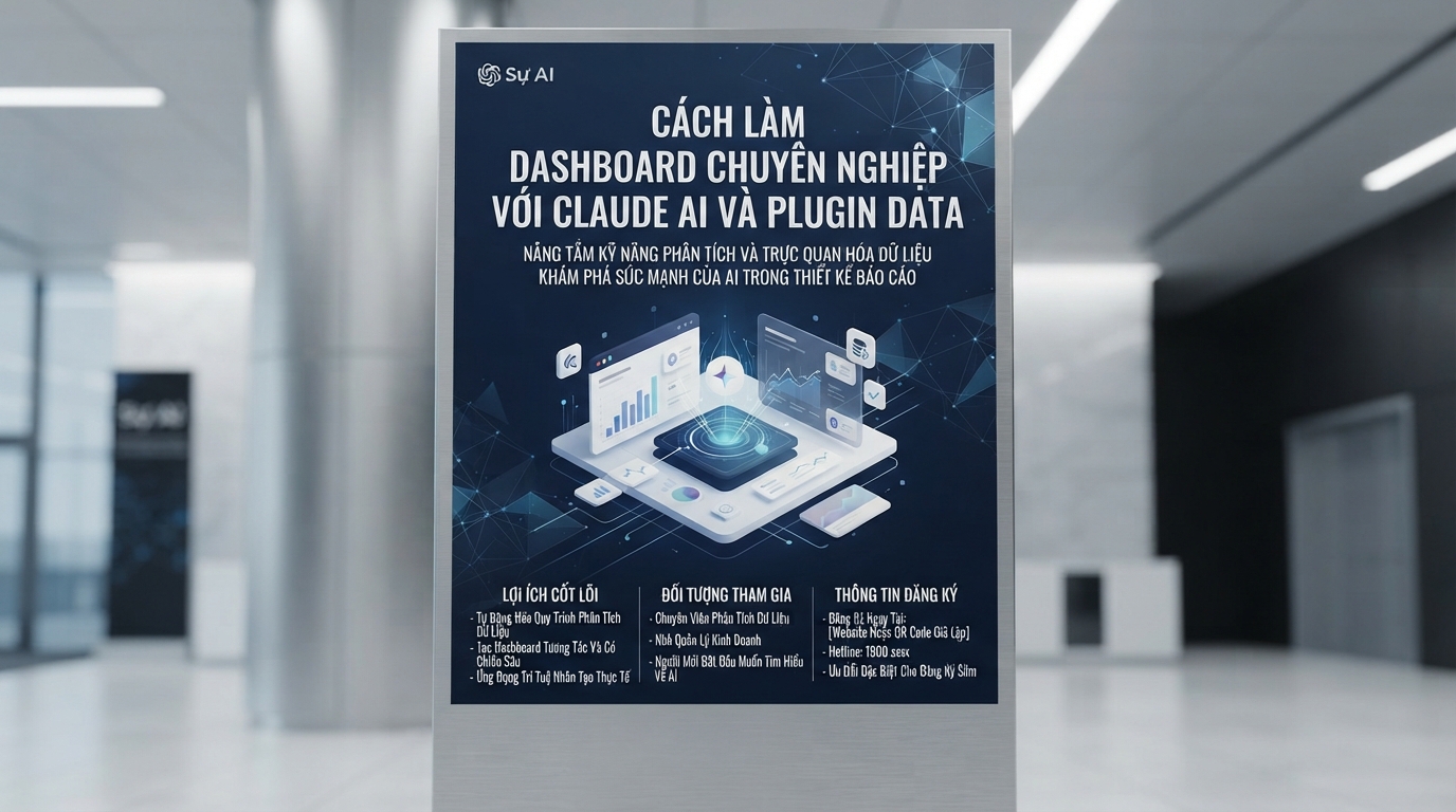 Cách LÀM DASHBOARD CHUYÊN NGHIỆP VỚI CLAUDE AI VÀ PLUGIN DATA