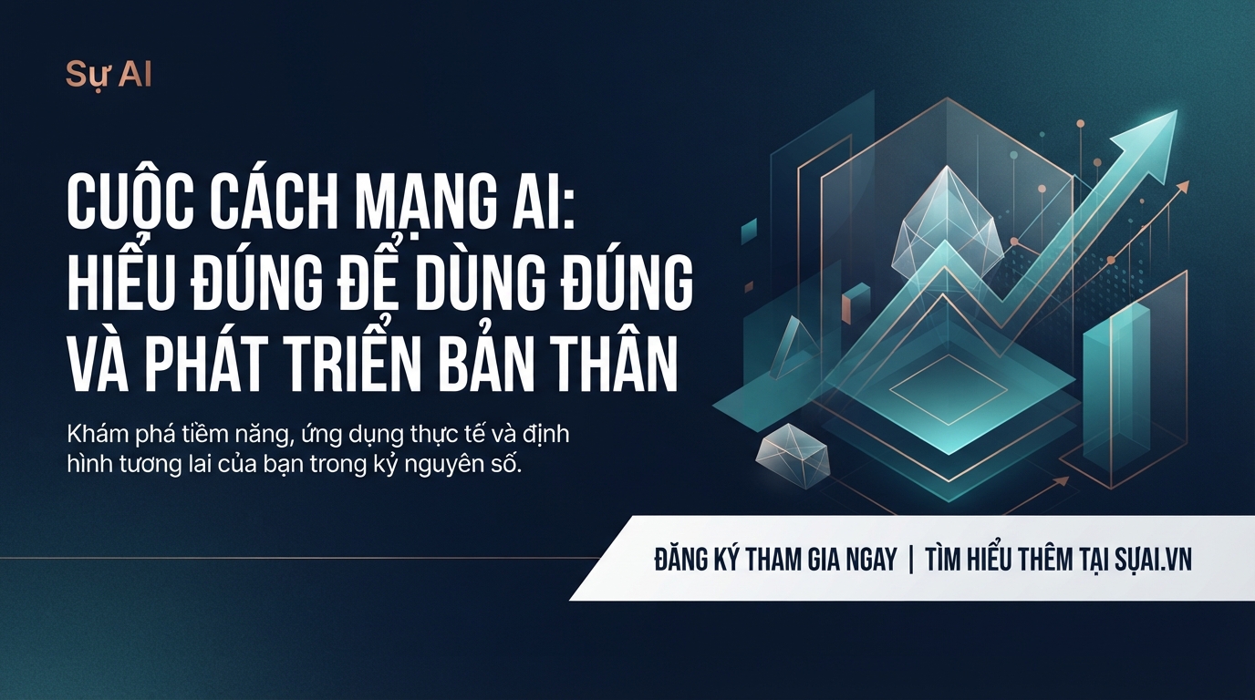 CUỘC CÁCH MẠNG AI: HIỂU ĐÚNG ĐỂ DÙNG ĐÚNG VÀ PHÁT TRIỂN BẢN THÂN