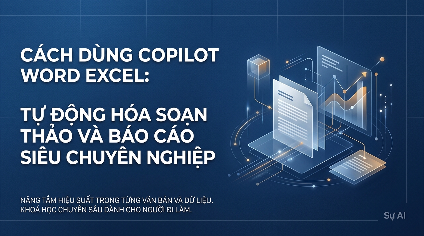 Cách dùng Copilot Word Excel: Tự động hóa soạn thảo và báo cáo siêu chuyên nghiệp