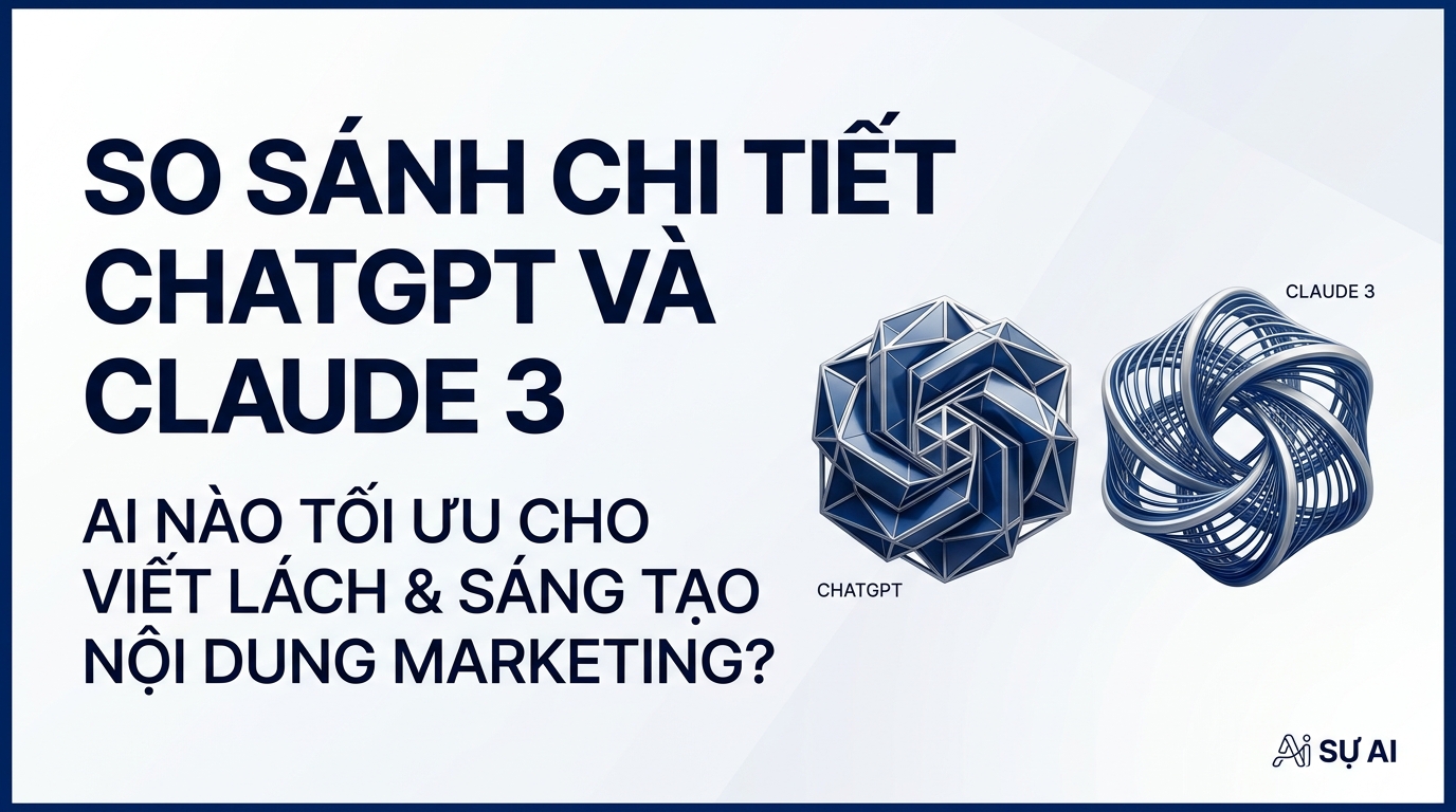 So Sánh Chi Tiết ChatGPT Và Claude 3: AI Nào Tối Ưu Cho Viết Lách & Sáng Tạo Nội Dung Marketing?