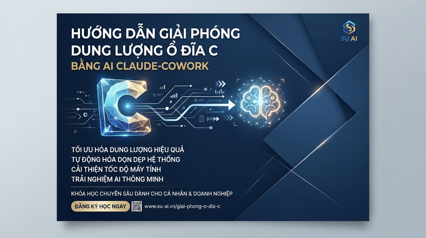 Hướng Dẫn Giải Phóng Dung Lượng Ổ Đĩa C Bằng AI Claude-Cowork