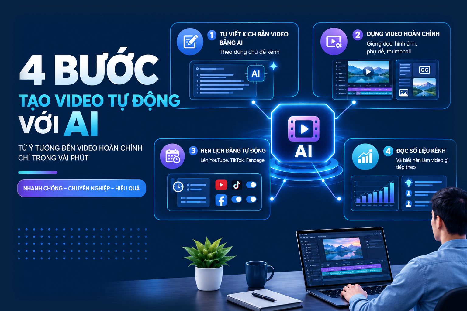 Khóa học tạo Video bằng AI (Học qua zoom)