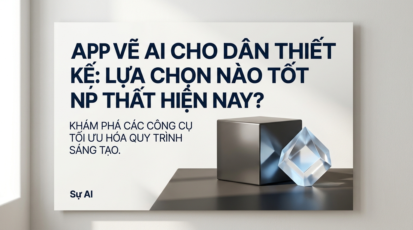 App Vẽ AI Cho Dân Thiết Kế: Lựa Chọn Nào Tốt Nhất Hiện Nay?