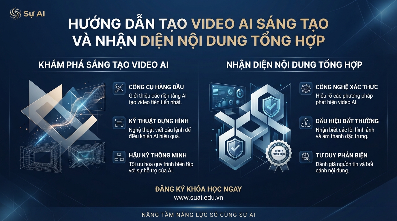 HƯỚNG DẪN TẠO VIDEO AI SÁNG TẠO VÀ NHẬN DIỆN NỘI DUNG TỔNG HỢP