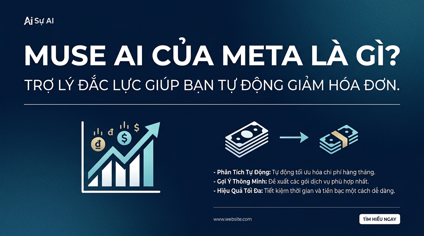 Muse AI của Meta là gì: Trợ lý đắc lực giúp bạn tự động giảm hóa đơn