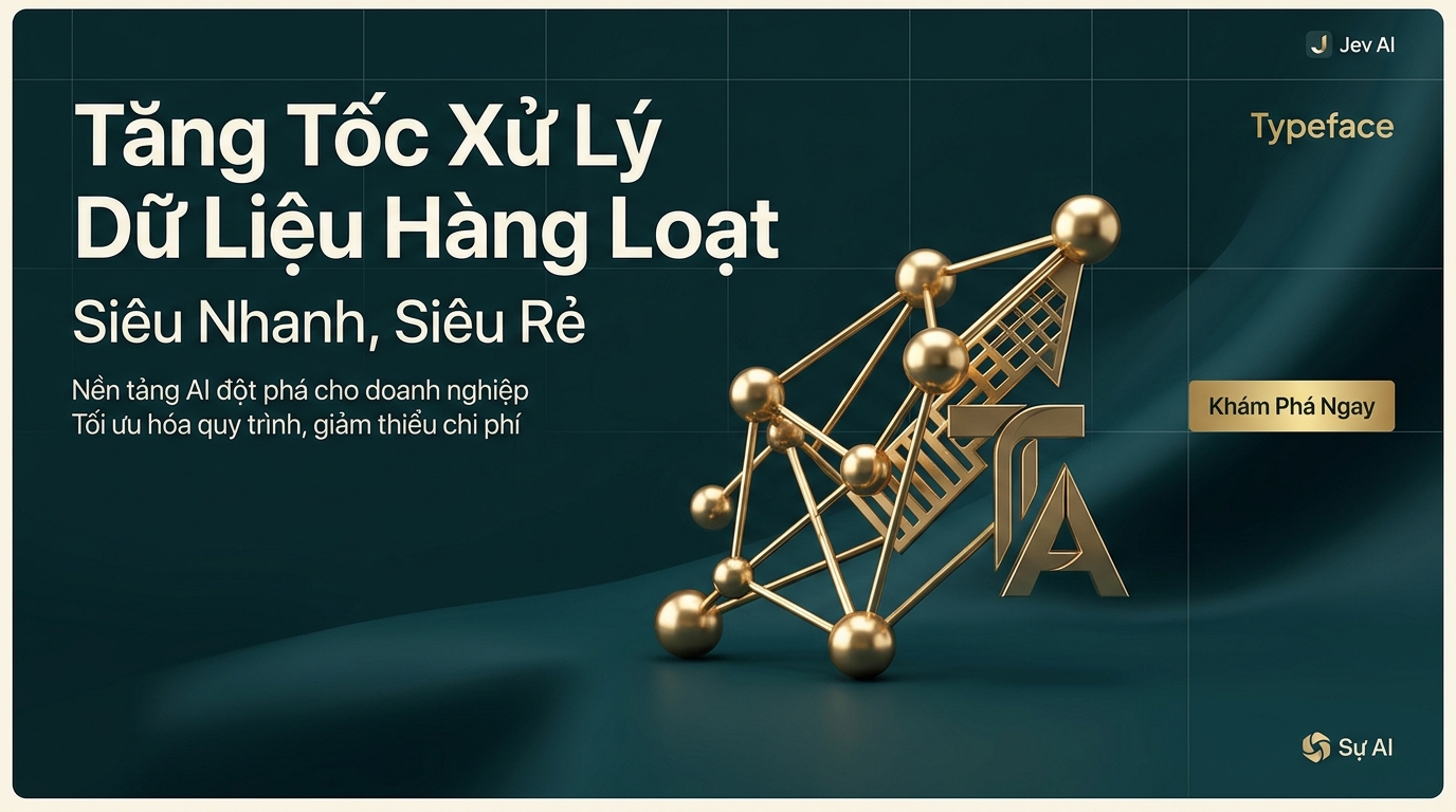 Jev AI của Typeface: Tăng Tốc Xử Lý Dữ Liệu Hàng Loạt Siêu Nhanh, Siêu Rẻ