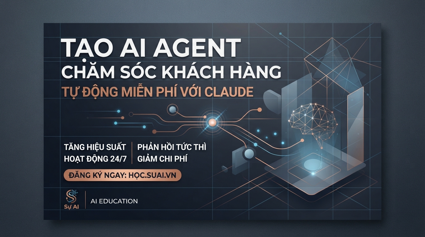 Tạo AI Agent Chăm Sóc Khách Hàng Tự Động Miễn Phí Với Claude
