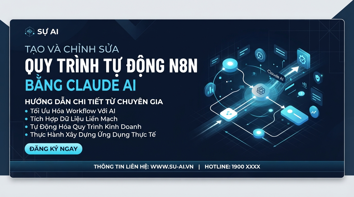 Tạo và Chỉnh Sửa Quy Trình Tự Động N8N Bằng Claude AI: Hướng Dẫn Chi Tiết