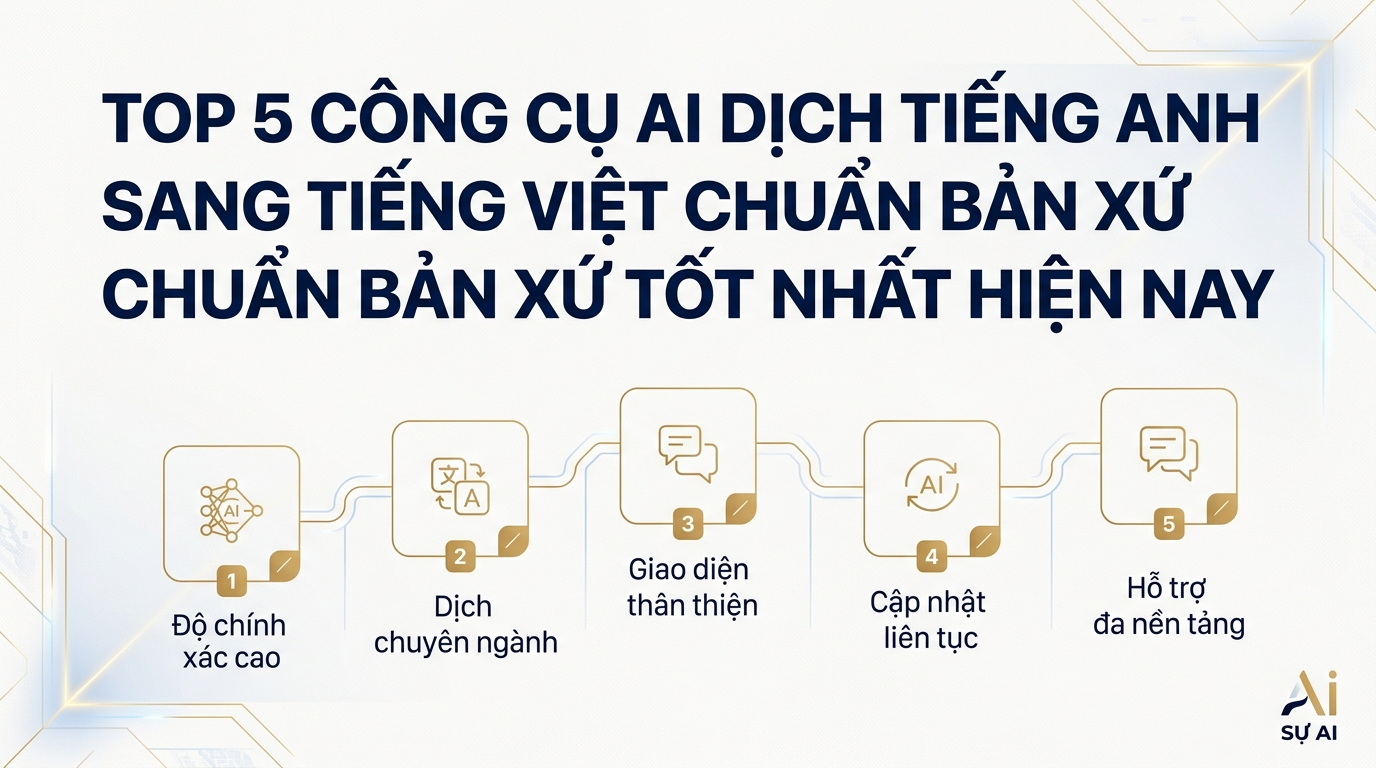 Top 5 Công Cụ AI Dịch Tiếng Anh Sang Tiếng Việt Chuẩn Bản Xứ Tốt Nhất Hiện Nay