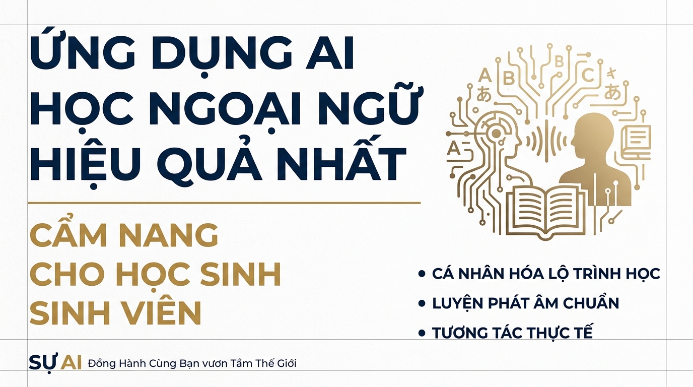Ứng Dụng AI Học Ngoại Ngữ Hiệu Quả Nhất: Cẩm Nang Cho Học Sinh Sinh Viên