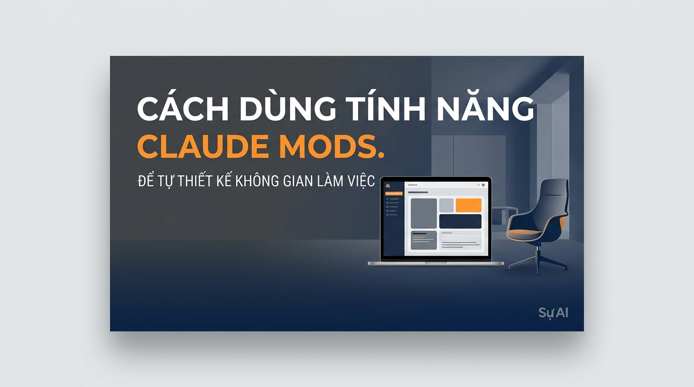 Cách dùng tính năng Claude Mods để tự thiết kế không gian làm việc