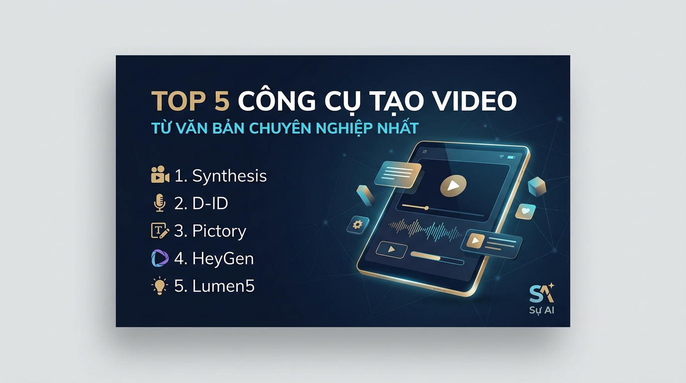 Top 5 công cụ tạo video từ văn bản chuyên nghiệp nhất