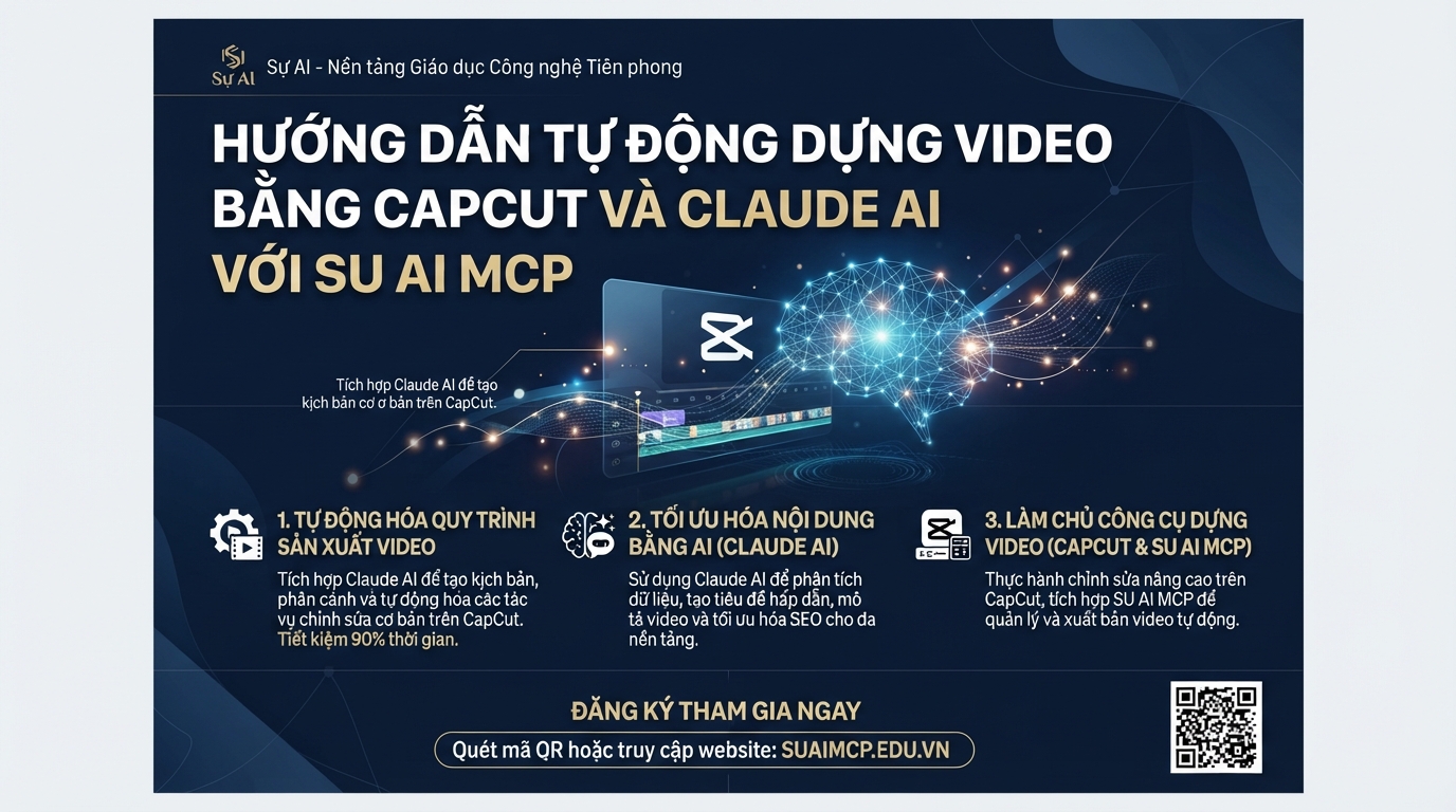 Hướng Dẫn Tự Động Dựng Video Bằng CapCut Và Claude AI Với SU AI MCP