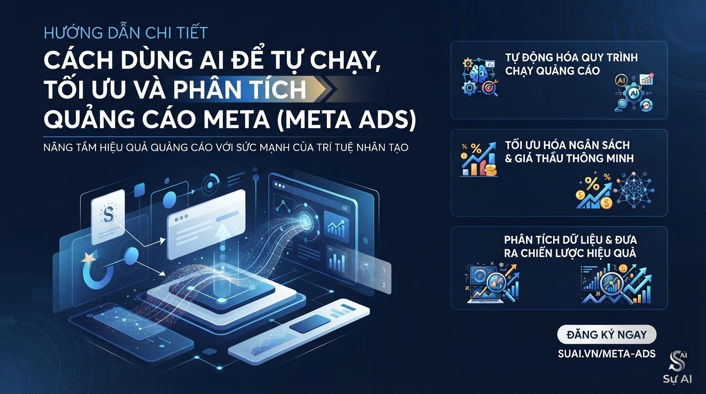 Hướng Dẫn Chi Tiết Cách Dùng AI Để Tự Chạy, Tối Ưu và Phân Tích Quảng Cáo Meta (Meta Ads)