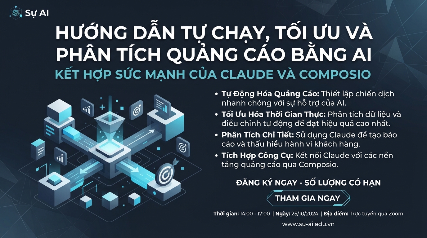 Hướng dẫn tự chạy, tối ưu và phân tích quảng cáo bằng AI với Claude và Composio