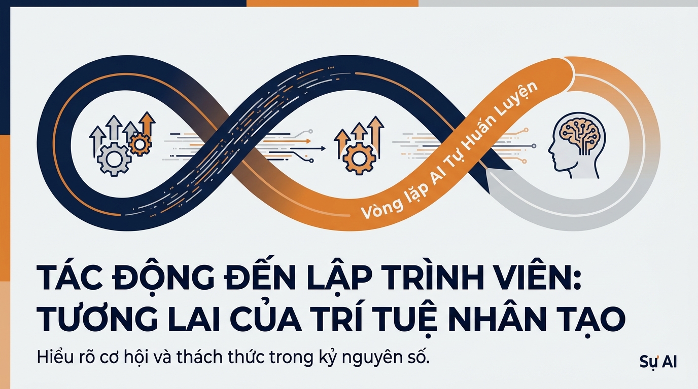 Vòng lặp AI tự huấn luyện và tác động đến lập trình viên