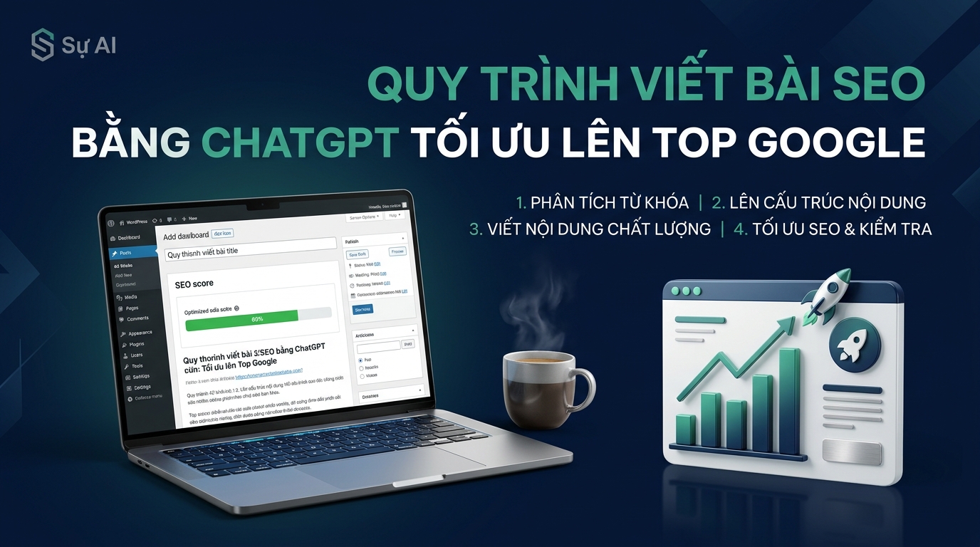 Quy trình viết bài SEO bằng ChatGPT tối ưu lên TOP Google