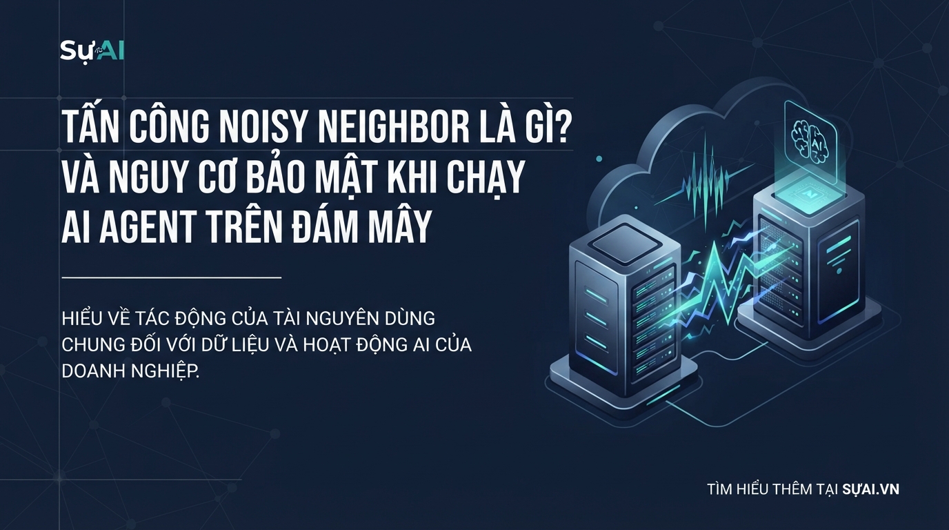 Tấn công Noisy Neighbor là gì và nguy cơ bảo mật khi chạy AI Agent trên đám mây