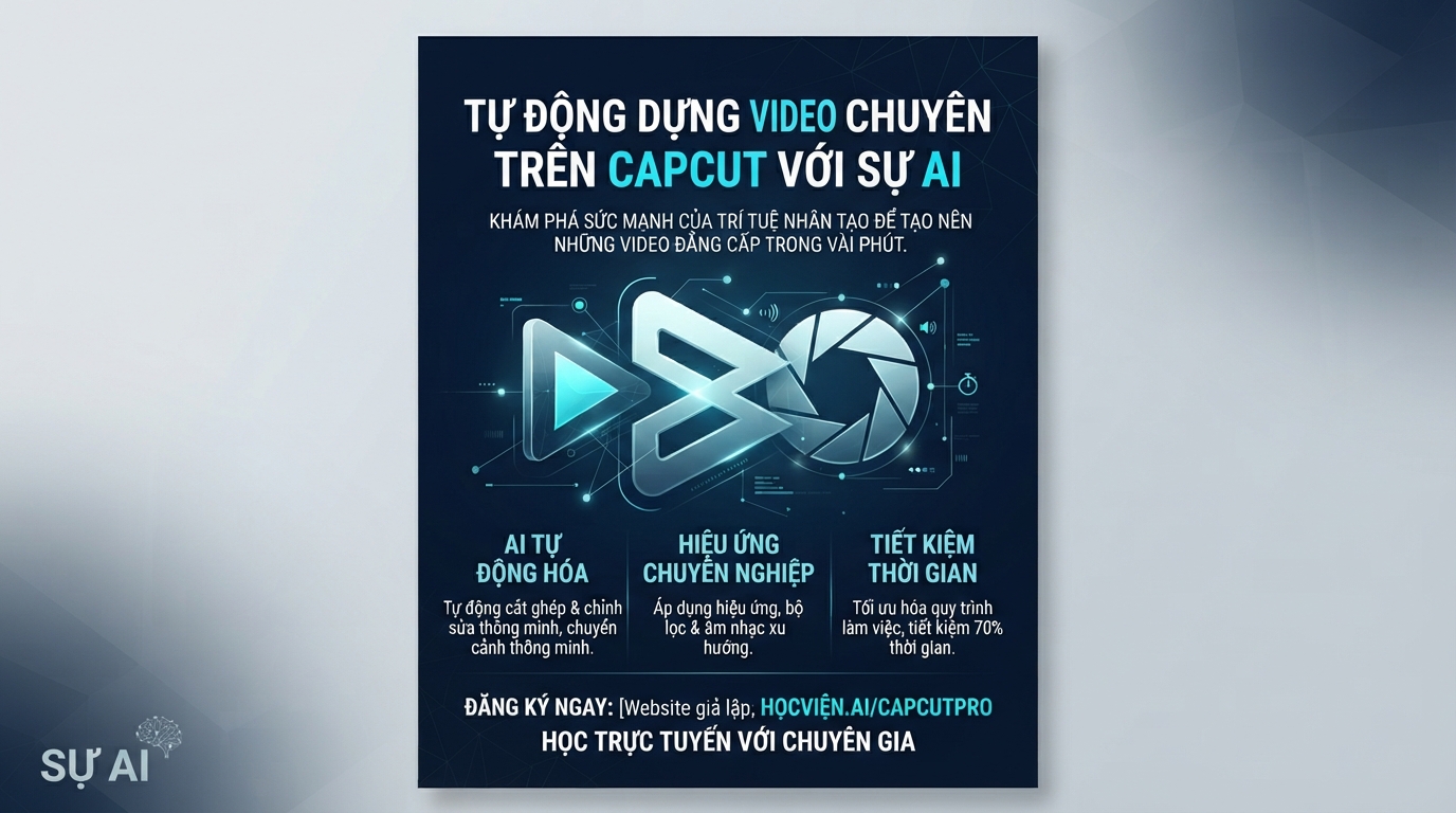 Tự Động Dựng Video CHUYÊN NGHIỆP Trên CapCut Với SỰ AI