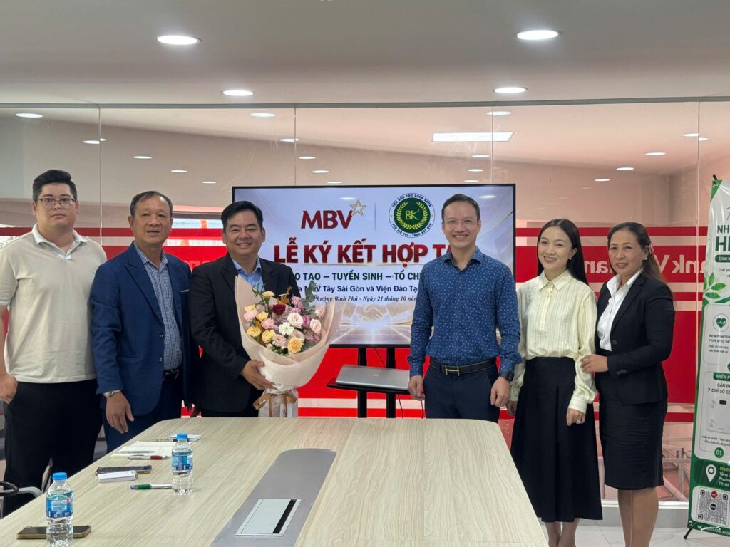 Sự AI tại Lễ ký kết hợp tác đào tạo giữa MBV Tây Sài Gòn và Viện Đào Tạo Bách Khoa